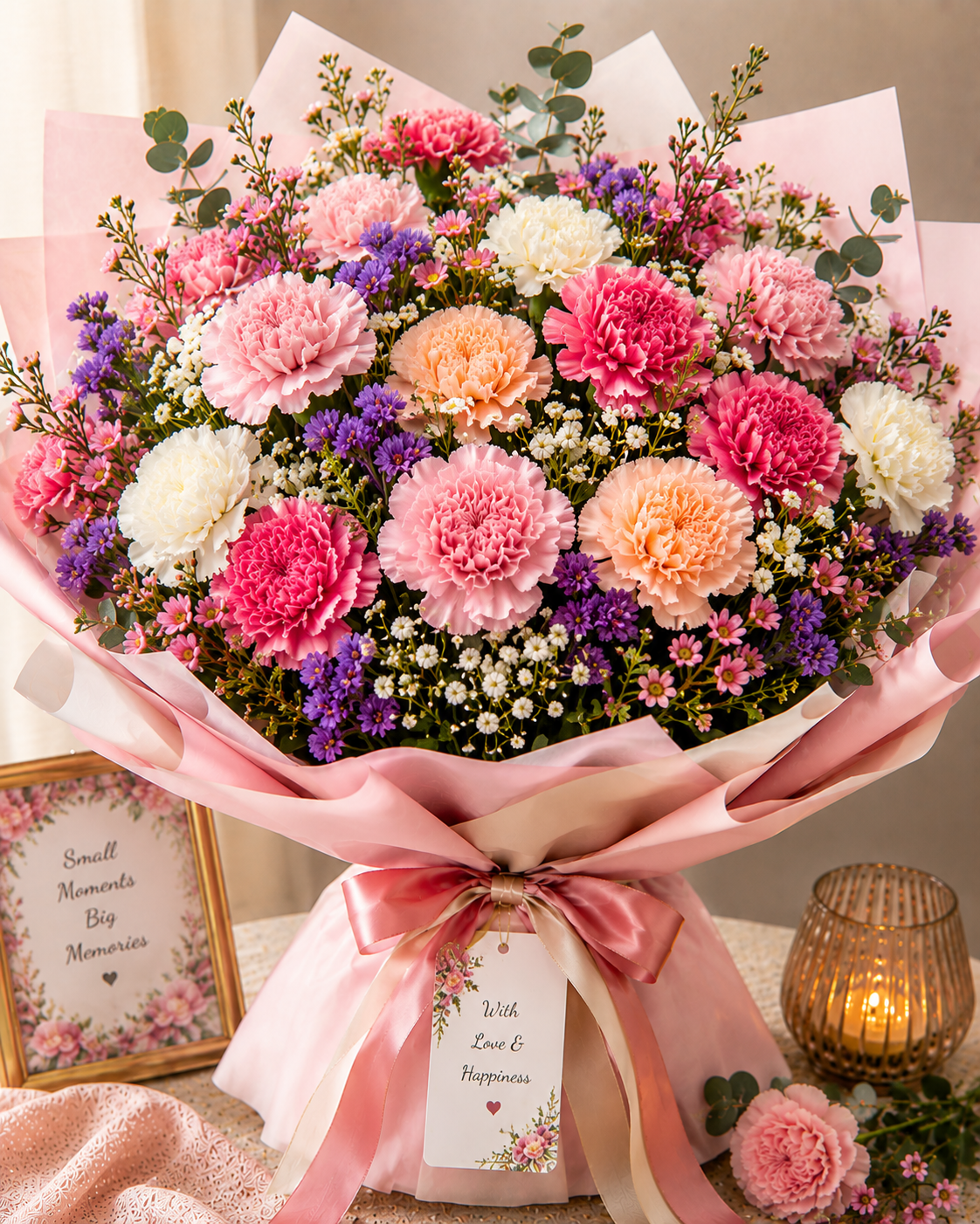 Carnation Charm Bouquet