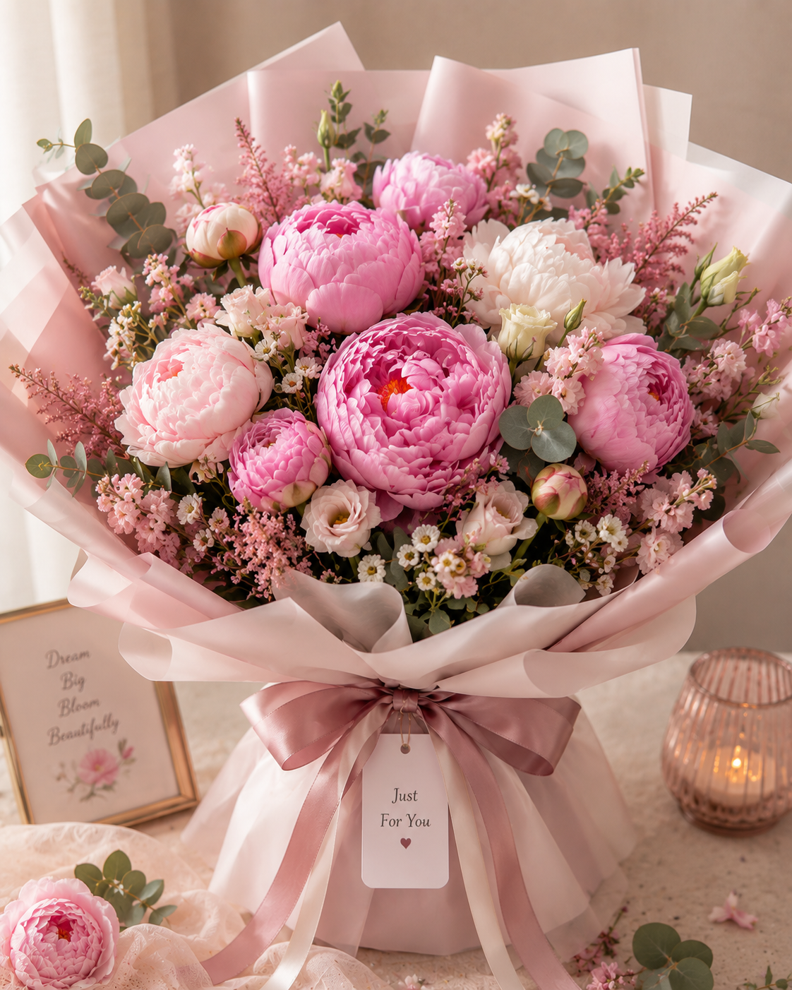 Peony bouquet